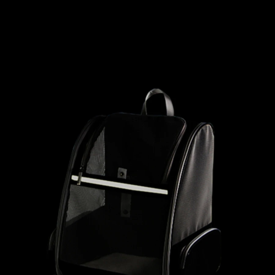 Прозрачный женский рюкзак с кошкой складной большой изображением щенка