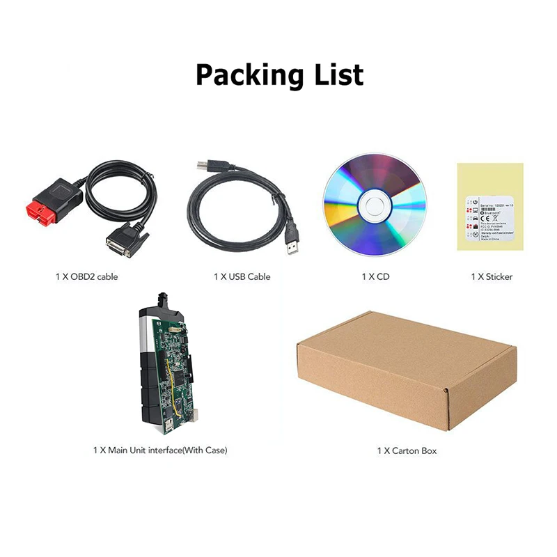 Top For TCS PRO V9.0 BT OBD2 Scanner Double PCB 2018.R0/2017.R3 Keygen Pro Car/Truck Diagnostic Tool Free Ship | Автомобили и