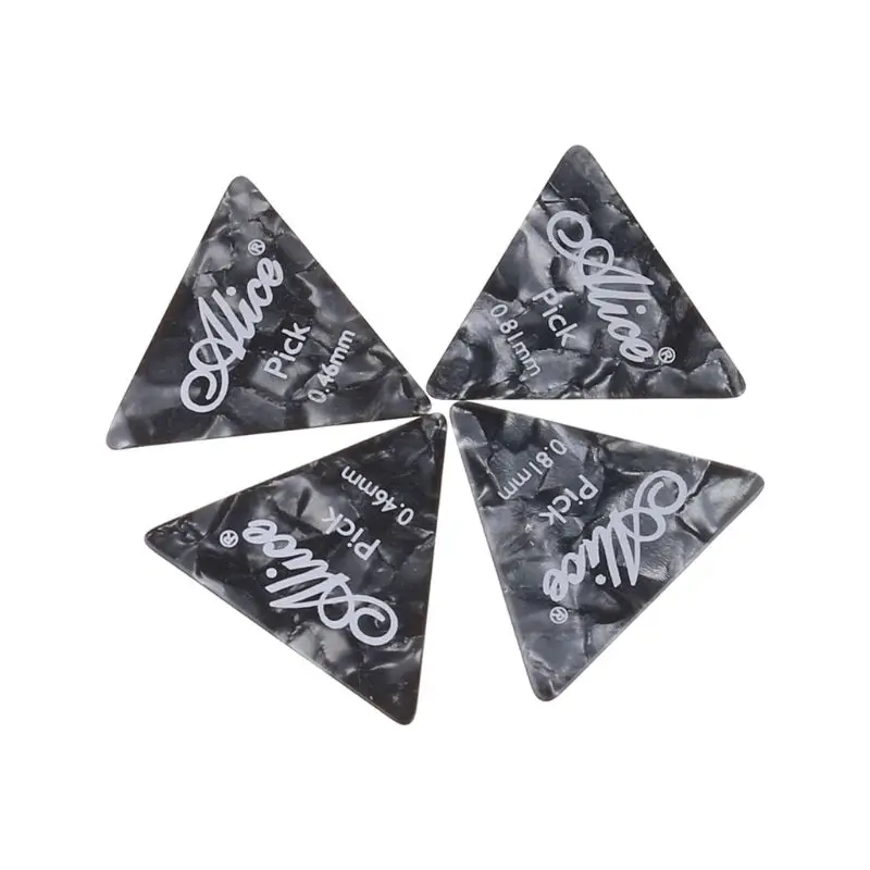 Бесплатная доставка 12 шт целлюлоидная гитара выбор s большой треугольник