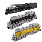 Набор строительных блоков MOC High-Tech United Pacific Spped Train, мотор, железная дорога, поезд, игрушка для детей, подарок на день рождения
