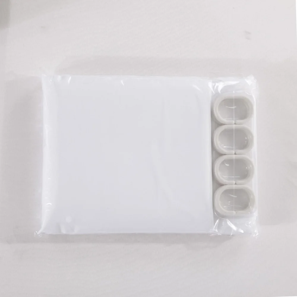 Водонепроницаемая утолщенная Полиэстеровая 3D белая занавеска для душа Слон на