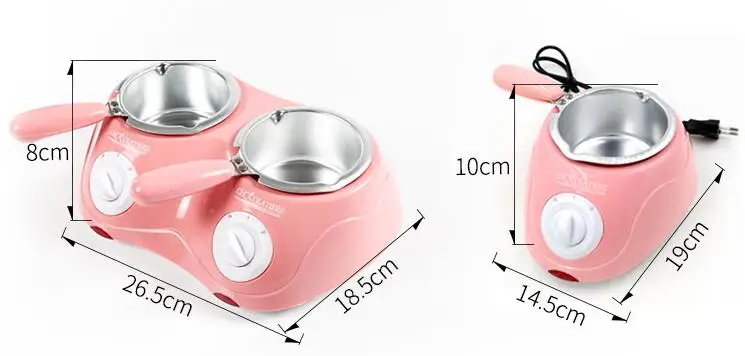 Электрический Шоколадный фонтан фондю Шоколад расплава горшок машина для топки DIY мини-водопад горячий горшок