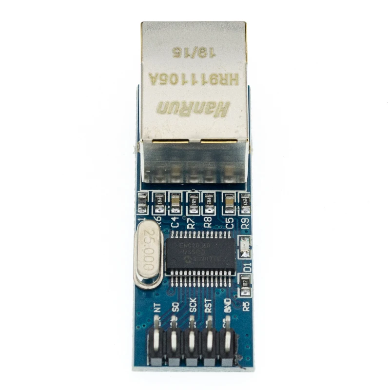 Сетевая плата Mini ENC28J60 LAN Ethernet 25 МГц Кристальный AVR 51 LPC 3 В | Обустройство дома