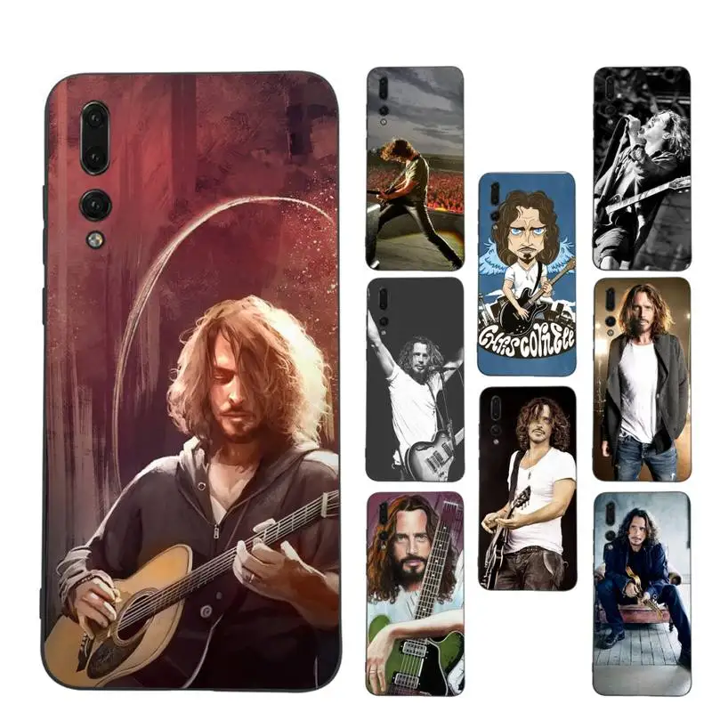 

Chris Cornell Phone Case Soft Silicone Case For Huawei p 30lite p30 20pro p40lite P30 Capa