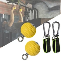 non slip pull up grip ball arm back muscles climbing rock hold trainer strap fitness equipments hand grips