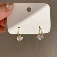 new arrival fashion earrings crystal vintage water drop women dangle earrings simple trendy female jewelry gifts drop earrings