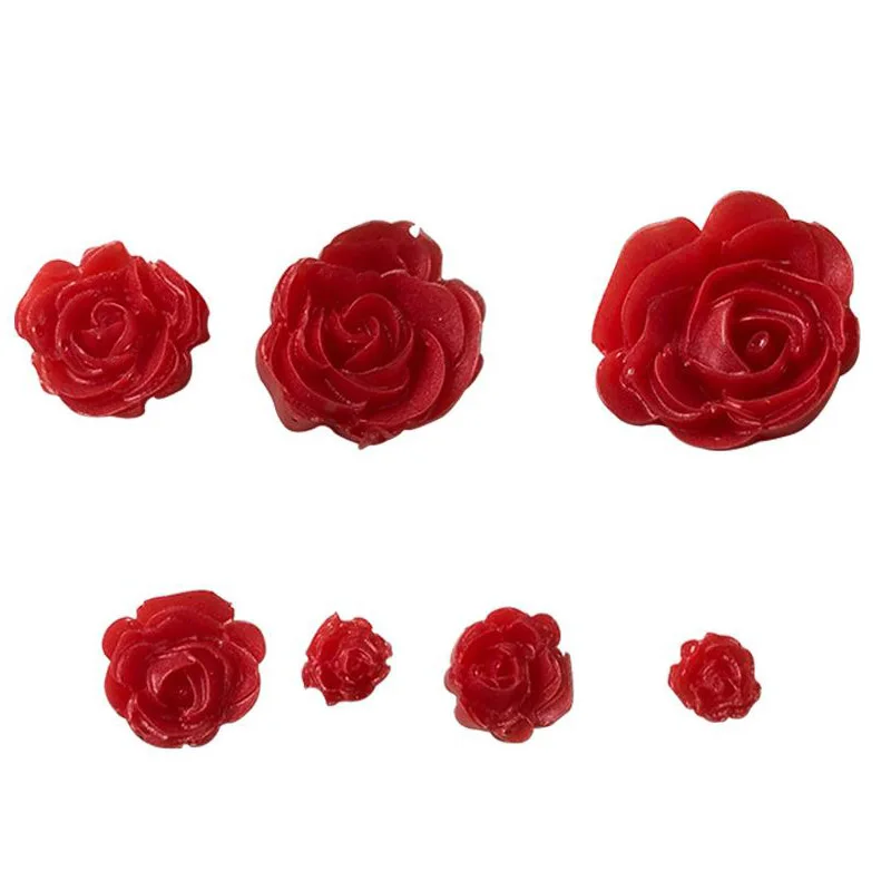 Силиконовая форма в виде цветка розы Свадебный кекс Топпер инструменты для