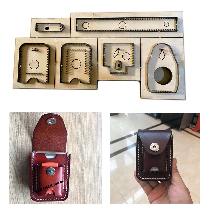 Чехол для зажигалки с японским стальным лезвием и деревянным стержнем чехол