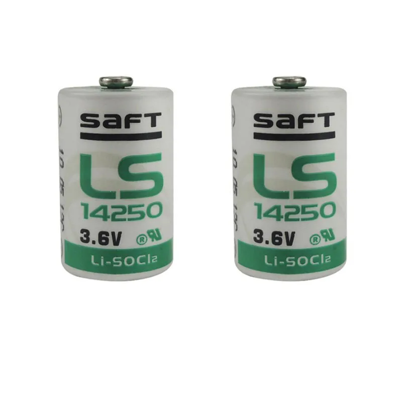 

Lot 2pcs Original New SAFT LS14250 14250 14500 1 / 2AA 1/2AA 3.6V Disposable Electronic Equipment PLC Lithium Battery