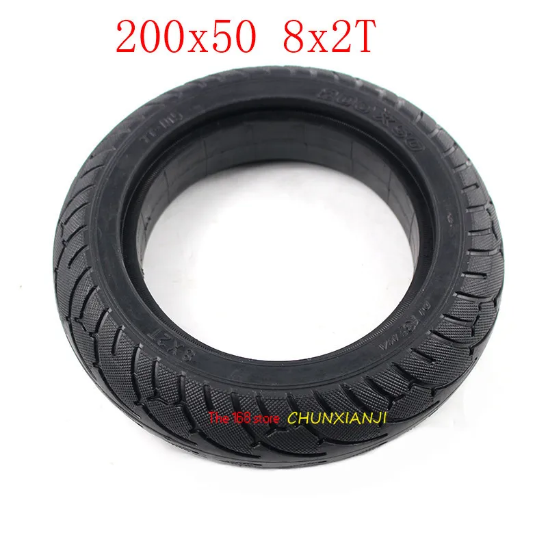 

High quality 200x50 8X2T Solid tyre 8 inch tire fit Electric Self Balancing Hoverboard Scooter 200*50 8x2T tyre