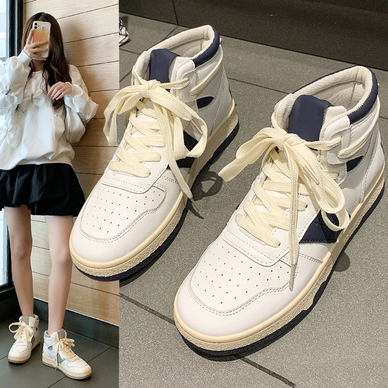 

High-Top Shoes Women's Shoes Retro German Training Shoes Sneakers