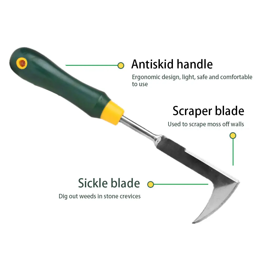 Инструмент для удаления сорняков ручной скребок из нержавеющей стали промывки