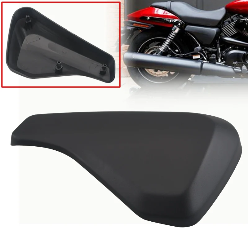 Cubierta de carenado lateral para batería de motocicleta, accesorios para Harley Street XG500, XG750, 2014, 2015, 2016, 17, 18