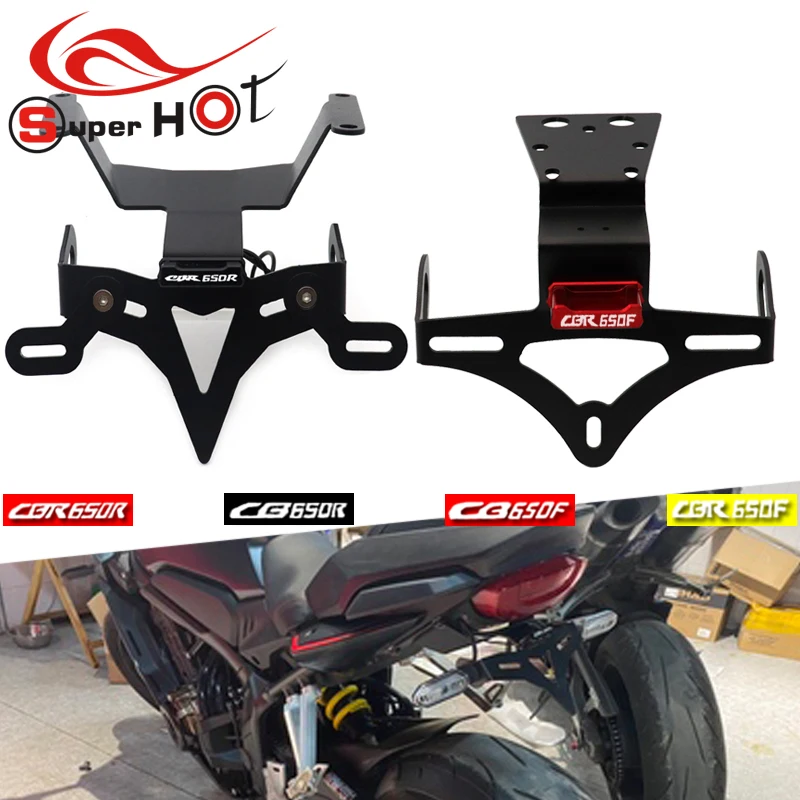 Держатель номерного знака для Honda CB650R CBR650R CBR650F CB650F cb 650R 650F cbr 650r 650F|Накладки и