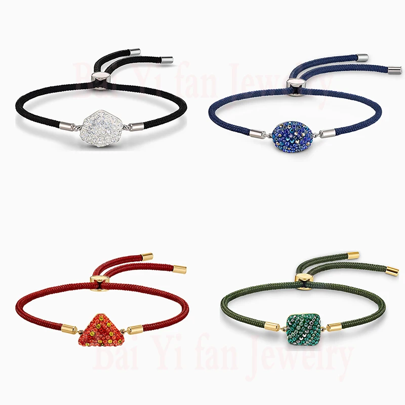 

2020 fashion jewelry SWA new original element bracelet braided rope sliding buckle female exquisite romantic jewelry gift
