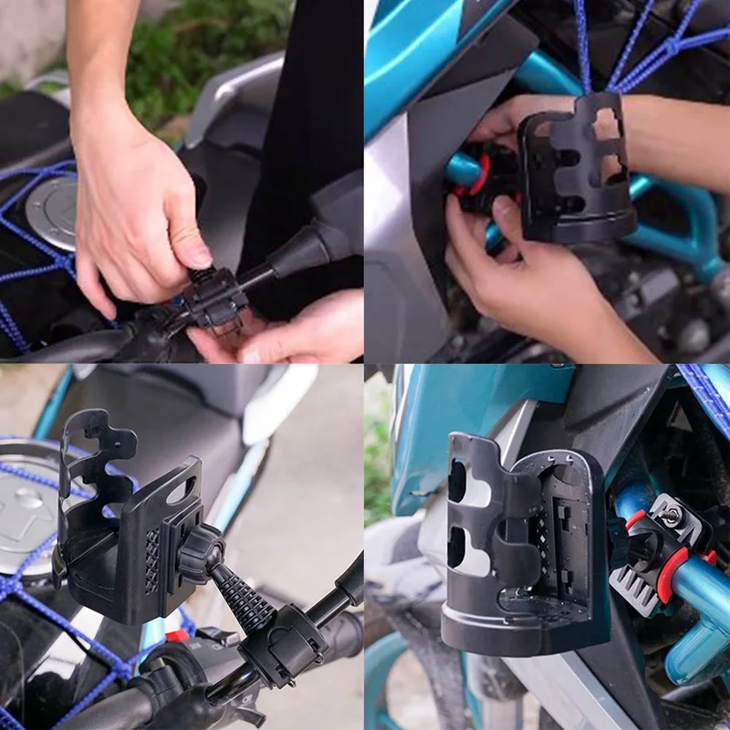 Мотоцикл Велосипед держатель стакана воды бутылки Кофе зажим крепление