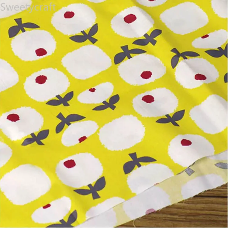 Ткань поплин с высокой плотностью печати 100% хлопчатобумажная ткань шитье своими