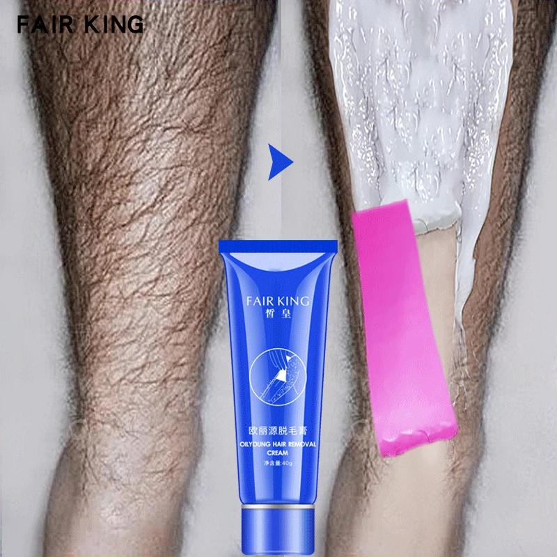 Травяной депиляционный крем FAIRKING для мужчин и женщин безболезненное удаление