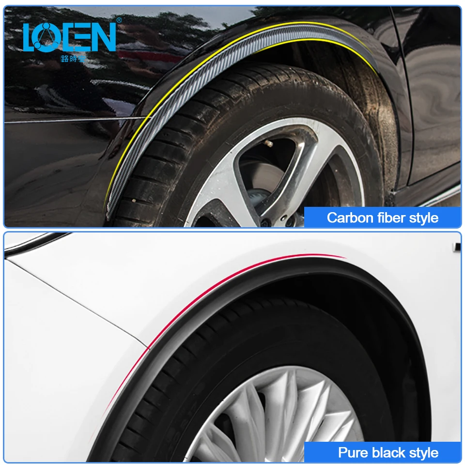 2 шт./лот комплект крыла для автомобиля из углеродного волокна наборы обводки губ