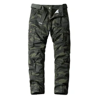 foreign trade cotton tooling ready to wear dyed straight outdoor pants mens trousers multi pocket camouflage casual pants whole