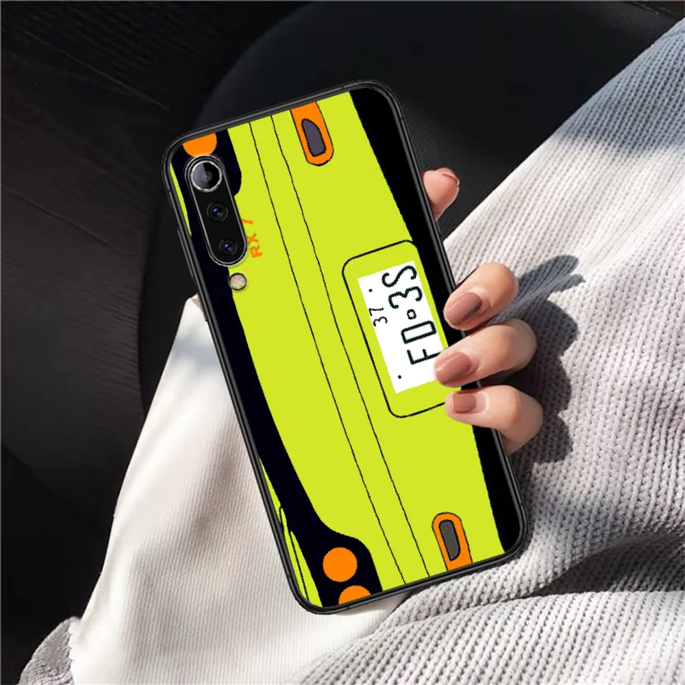 

Japan Initial D AE86 Car Phone Case Cover Hull For Xiaomi Mi A2 A3 8 9 9T Note 10 Se Lite Pro Black Bumper Painting Cell Luxury