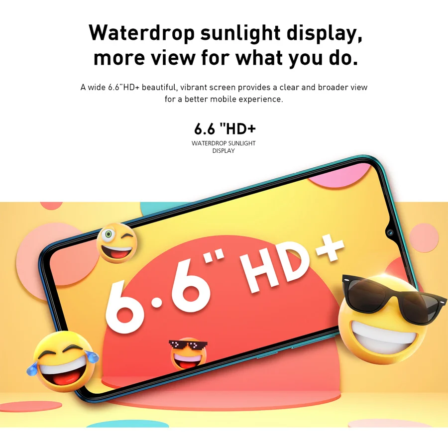 Infinix hot 10 lite Global Version 2GB 32GB Smart Phone 6.6''HD 1600*720P 5000mAh Battery 13MP Camera Helio A20 Moblie | Мобильные