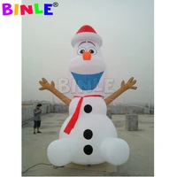 new year holidays blow up 20ft giant inflatable snowmanfrozen olaf for backyard festival christmas decorations