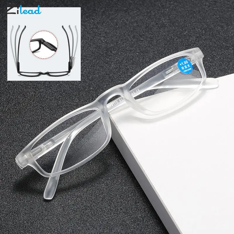 

Очки Zilead с диоптриями + 1 + 1,5 + 2 + 2,5 + 3 + 3,5 + 4 ультралегкие очки для чтения с защитой от синего излучения для женщин и мужчин, очки для дальнозоркости, унисекс