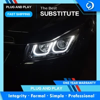 car styling headlights for chevrolet cruze led headlight 2009 2014 head lamp drl signal projector lens automotive accessories