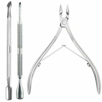 spoon pusher nipper clipper stainless steel nail cuticle 3x tools remover cutter