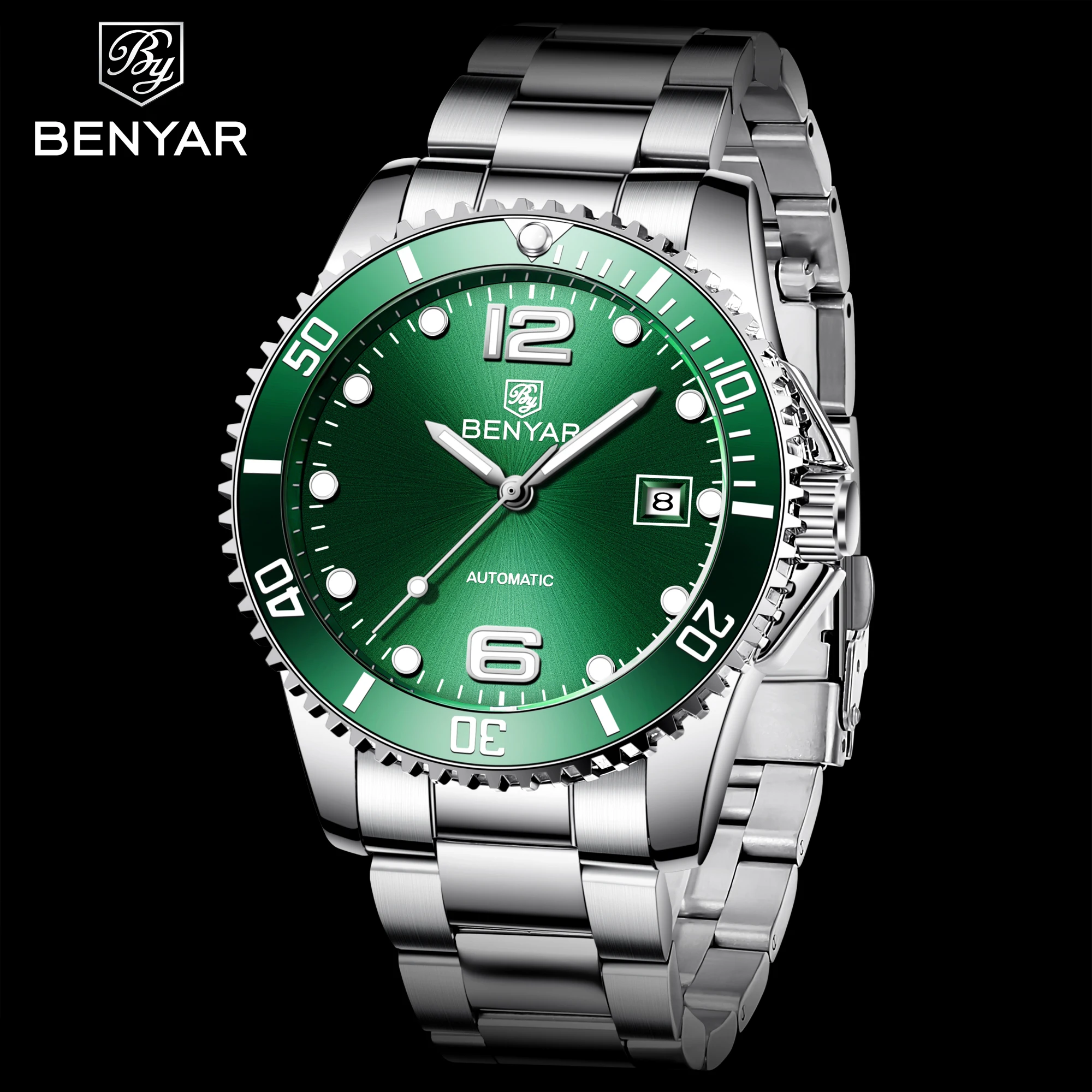 2020 BENYAR Роскошные Брендовые мужские часы Reloj Hombre автоматические