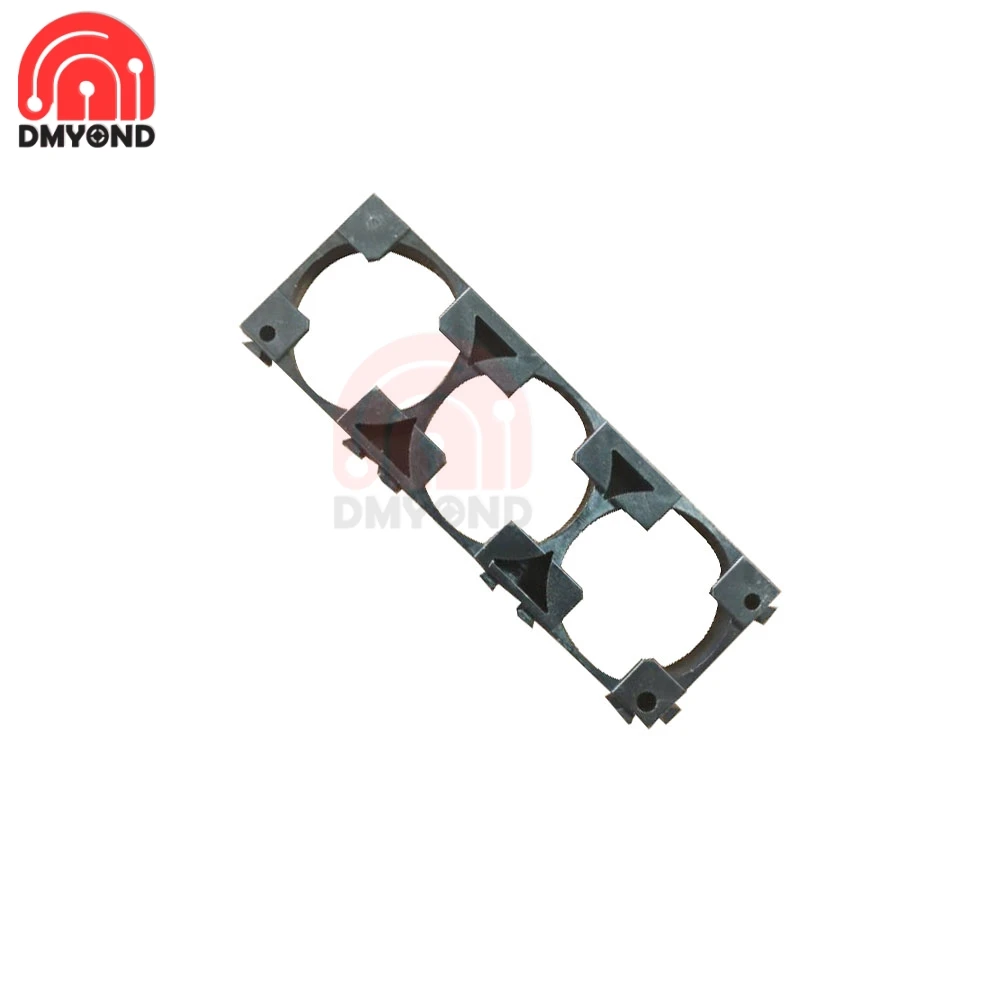 

26650 Lithium Battery Holder Bracket Dual/Triple Connector Block 2P 3P ABS Plastic Bracket Cylindrical Cell Battery Stand DIY