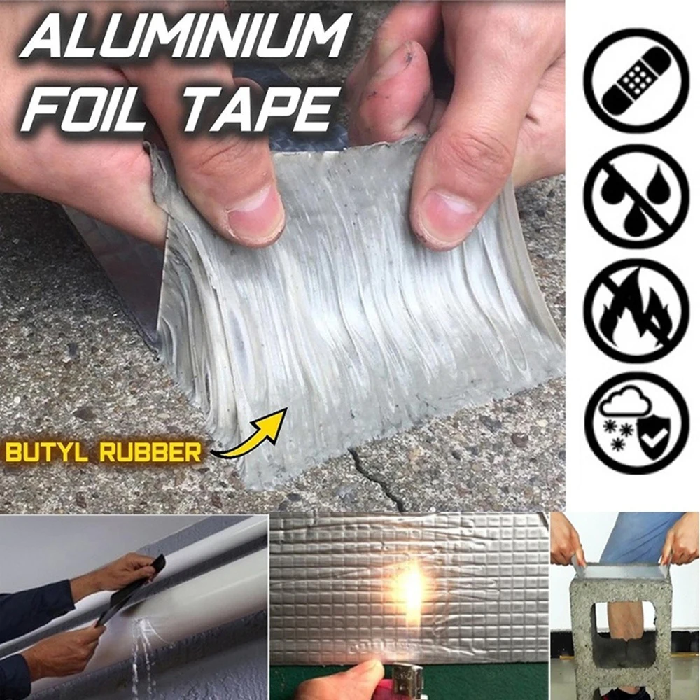 Уплотнительная лента Черная DIY практичная из алюминиевой фольги