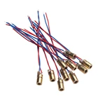 Регулируемый лазерный точечный крестообразный диодный модуль, 13510 шт., 650 нм, 6 мм, 35 в, 5 млн. лазерных диодов, миниатюрная красная Медная головка