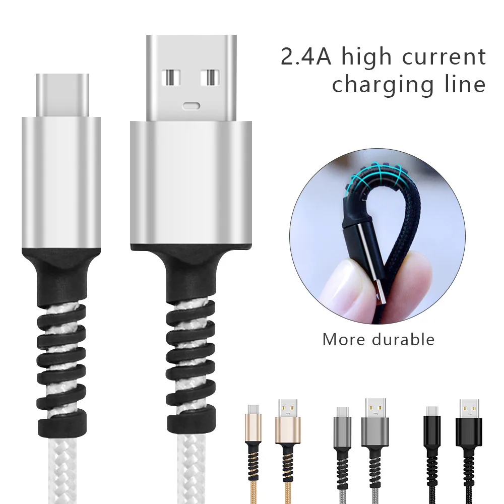 KISSCASE Micro USB кабель 2.4A Быстрая зарядка Android мобильный телефон зарядный для samsung S7 S6
