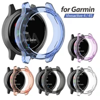 protective case for garmin vivoactive 4 4s high quality tpu cover slim smart watch bumper shell for garmin active s actives