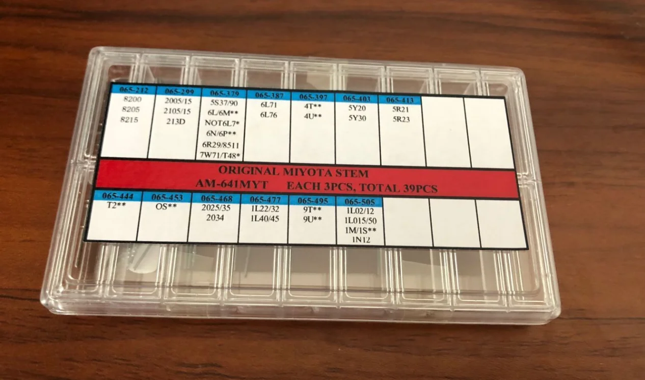 Бесплатная доставка 1 комплект 39 шт. оригинальный стержень механизма Miyota для
