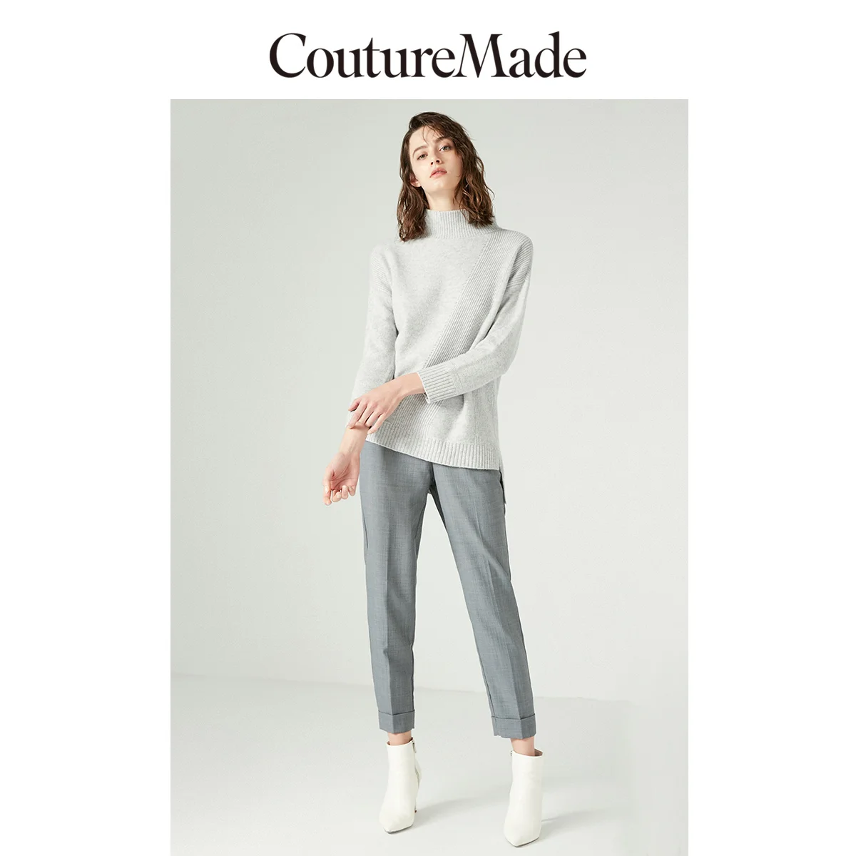 Vero Moda CoutureMade 92% овечьей шерсти с круглым вырезом и открытыми плечами | 318413608