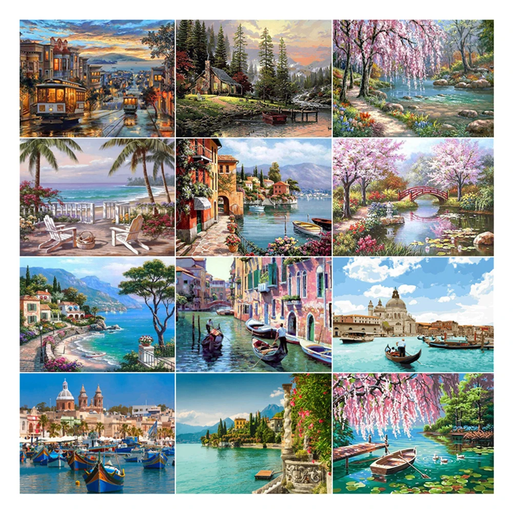 

5D «сделай сам», венецианская версия, полная квадратная круглая Алмазная вышивка, мозаика ручной работы, украшение для дома, подарок