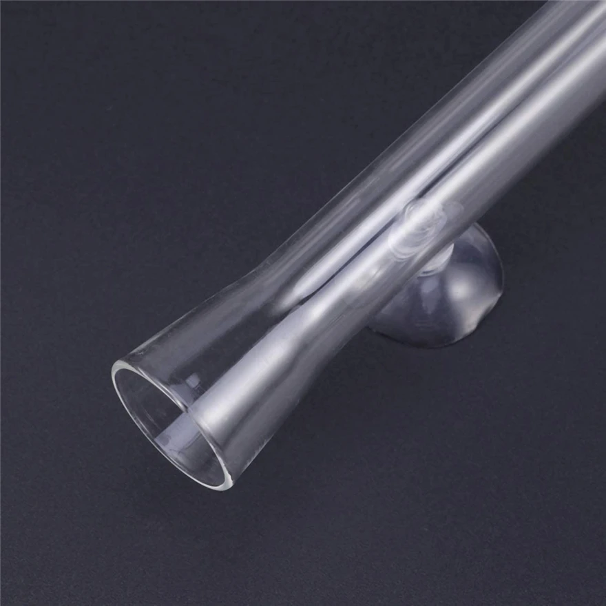 

6 Sizes Glass Aquarium Feeder Tube Dish Transparent Fish Tank Shrimp Snail Food Feeder 2Pcs Suction Cups Aquarium Accessories