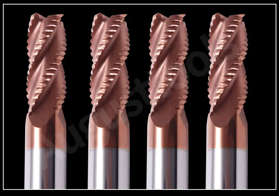 Augusttools Cnc Endmill Карбид HRC55 4 флейты резка карбидная Вольфрамовая сталь фреза Черновая Концевая фреза резак металла