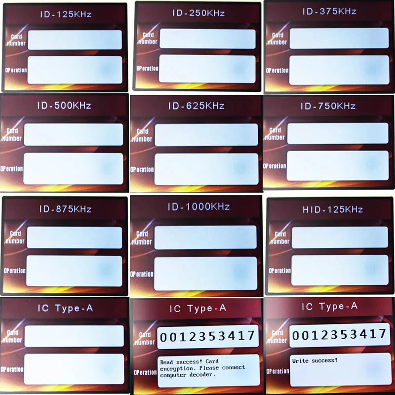 Обновленная версия 300CD 10 Частот RFID считыватель писатель копиры Дубликатор IC/ID с USB