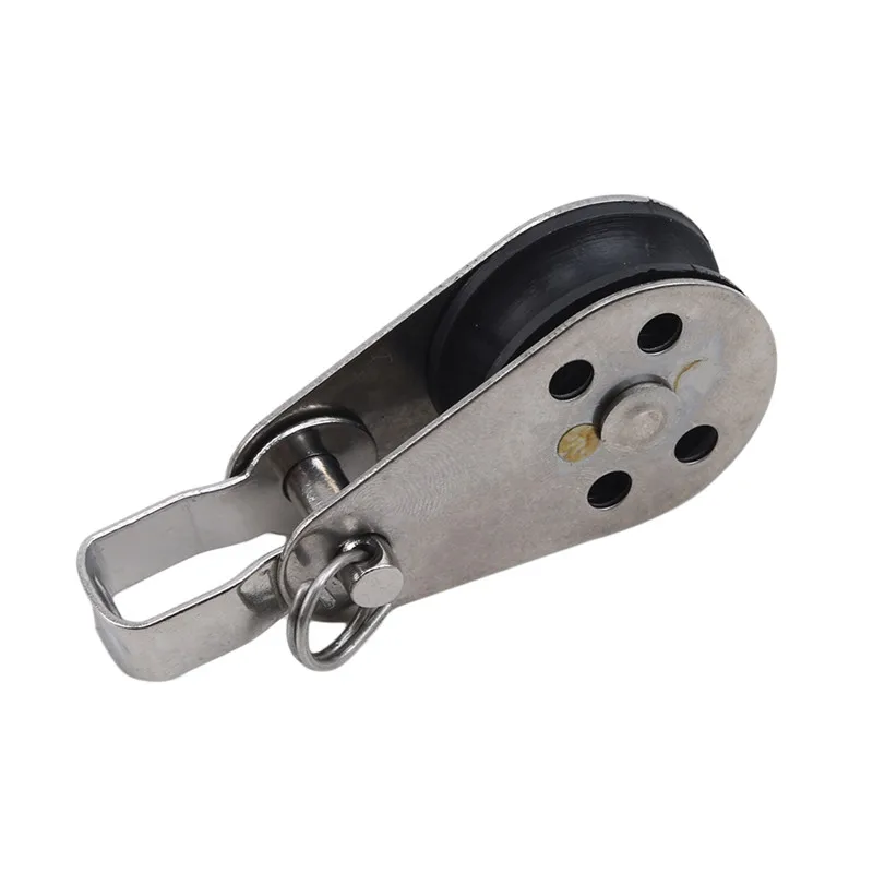 

Блоки из нержавеющей стали для Каяка, лодки, шкива, накладки для глаз, веревка, бегун, каяк, аксессуары для лодки, каноэ, якорь, тележка, компле...