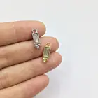 Eruifa 10 шт. 10*4 мм прямоугольник стразы монета цинковый сплав ожерелье, серьги браслет ювелирные изделия DIY ручной работы 2 цвета