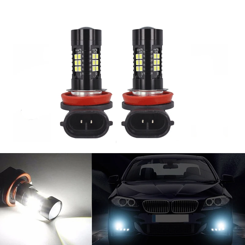 2x супер белый 9006 HB4 CREE чип 3030SMD светодиодные противотуманные фары для BMW E63 E64 E46 330ci |