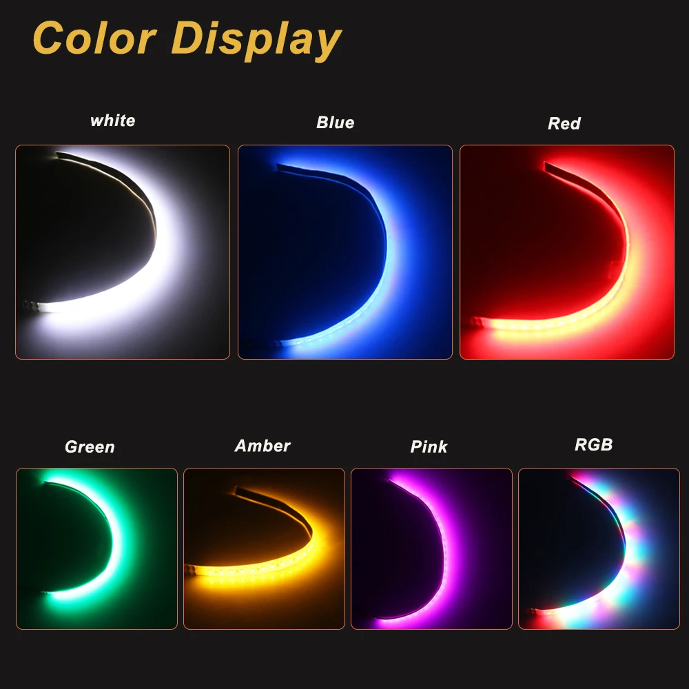 10 шт. 30 см Светодиодные ленты светильник s Гибкая Knight Rider флэш-Underglow