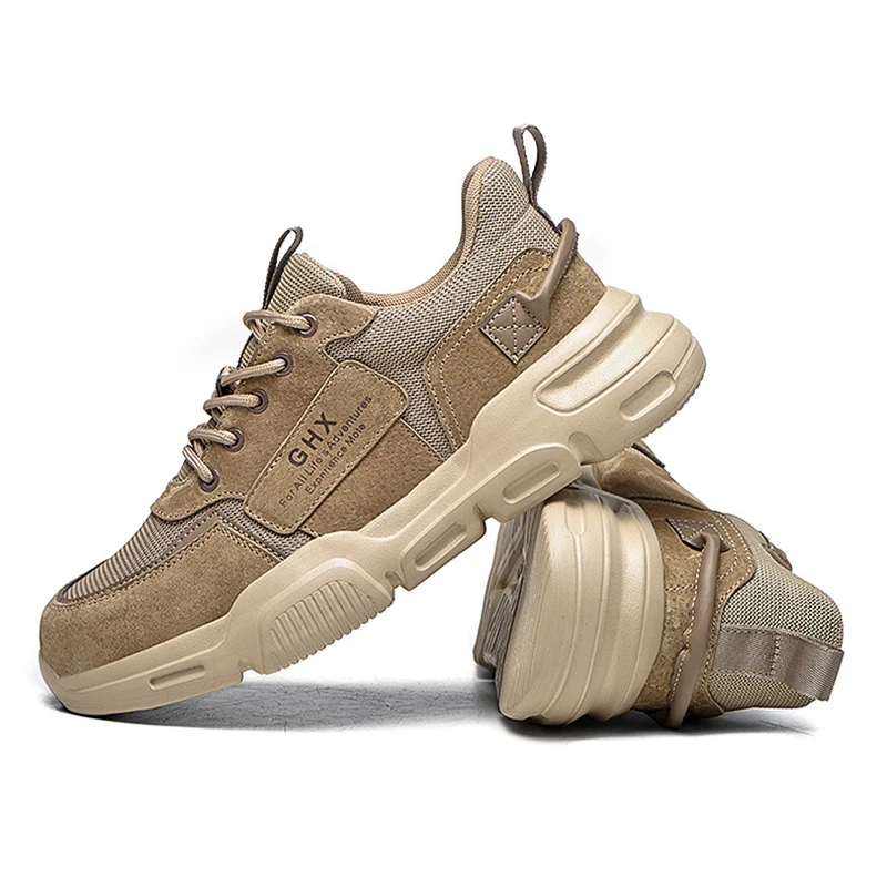 

Proof Welding Shoes Men's Safety Boots With Steel Toe Cap Indestructible Safety Shoes Men's Work Boots Anti-stab Work Shoe