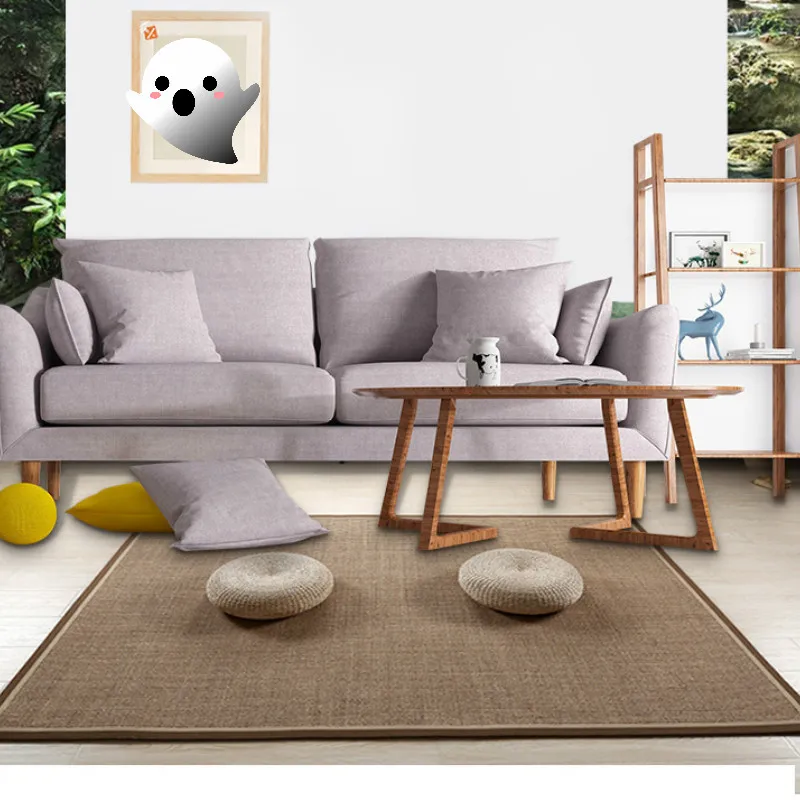 Напольные ковры сизальских канатов Европейский Стиль журнальный столик для