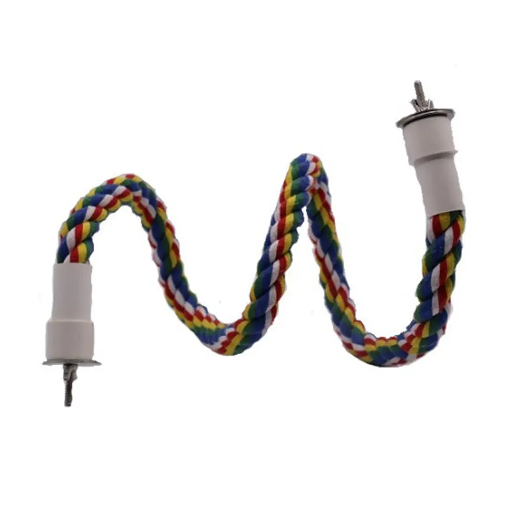 

Вращающаяся хлопчатобумажная веревка для украшения попугаев Товары для домашних животных Птица