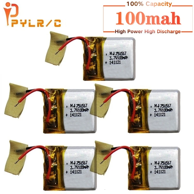 3 7 v 100mah Li po Батарея для Cx10 CX 10 12 JJ810 820 828 V646 2 4g Квадрокоптер с дистанционным
